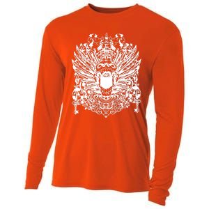 Winged Skull Cooling Performance Long Sleeve Crew