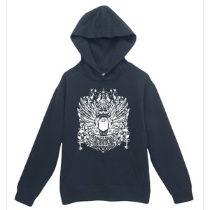 Winged Skull Urban Pullover Hoodie