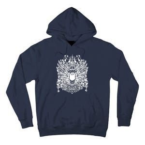 Winged Skull Tall Hoodie