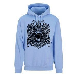 Winged Skull Unisex Surf Hoodie