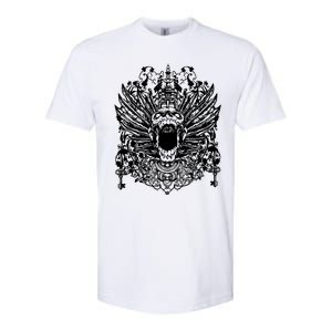 Winged Skull Softstyle CVC T-Shirt