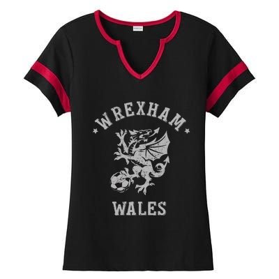 Wrexham Shirts Wales Soccer Jersey Ladies Halftime Notch Neck Tee