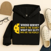 Whose Serve What's The Score Pickleball Hoodie
