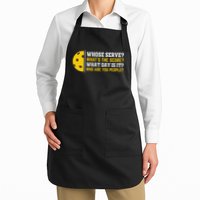Whose Serve What's The Score Pickleball Apron