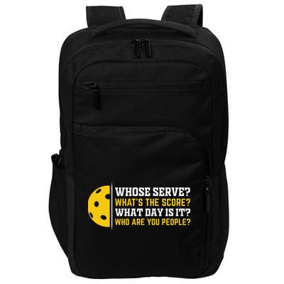 Whose Serve What's The Score Pickleball Impact Tech Backpack