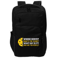 Whose Serve What's The Score Pickleball Impact Tech Backpack