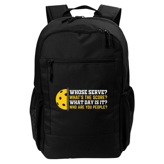 Whose Serve What's The Score Pickleball Backpack