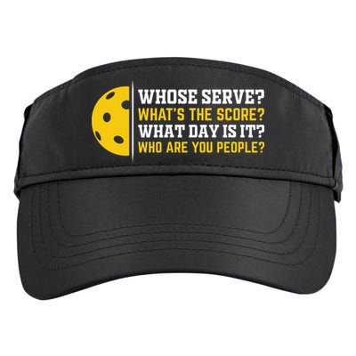 Whose Serve What's The Score Pickleball Adult Drive Performance Visor
