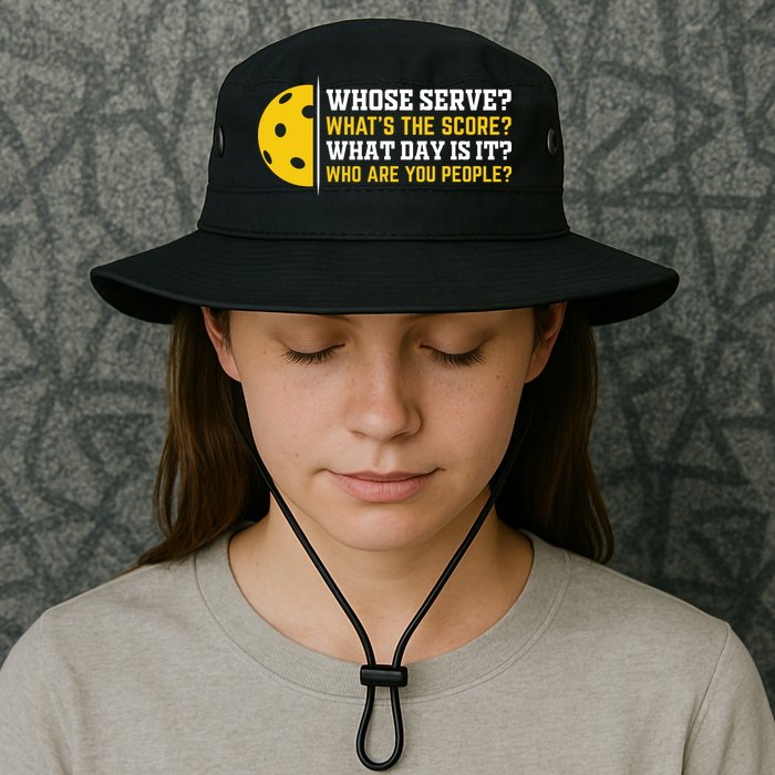 Whose Serve What's The Score Pickleball Bucket Hat