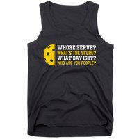 Whose Serve What's The Score Pickleball Tank Top
