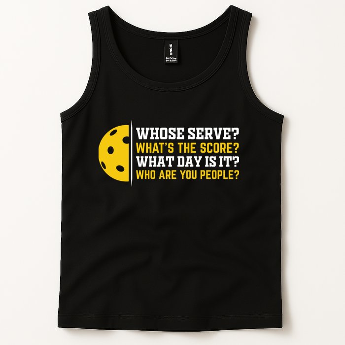 Whose Serve What's The Score Pickleball Tank Top