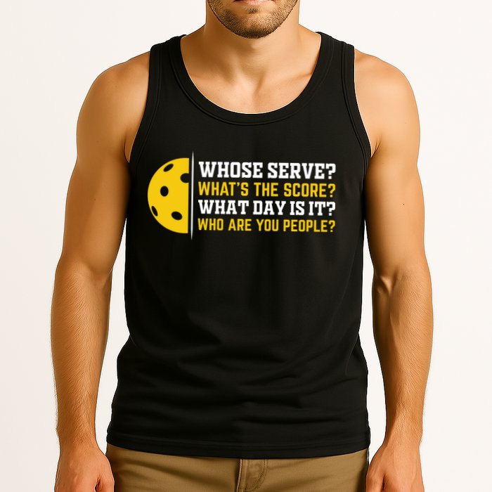 Whose Serve What's The Score Pickleball Tank Top