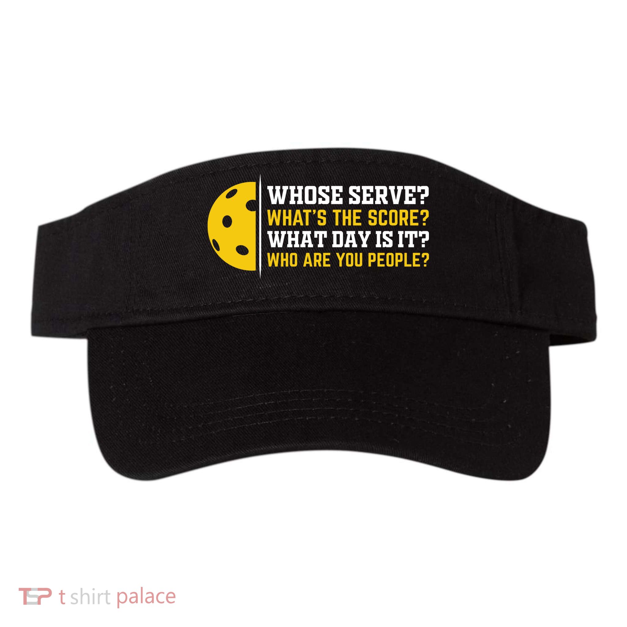Whose Serve What's The Score Pickleball Visor