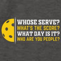 Whose Serve What's The Score Pickleball Vector Backpack