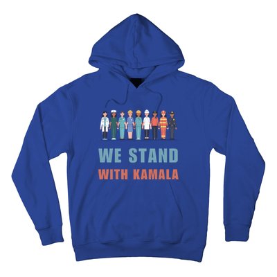 We Stand With Kamala Ladies Madam President Cool Gift Hoodie