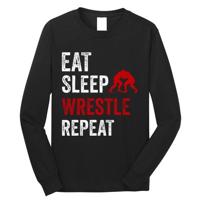 Wrestling Sport Wrestling Lover Long Sleeve Shirt