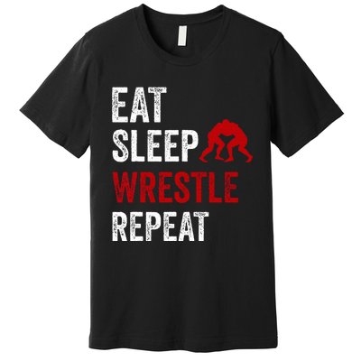 Wrestling Sport Wrestling Lover Premium T-Shirt