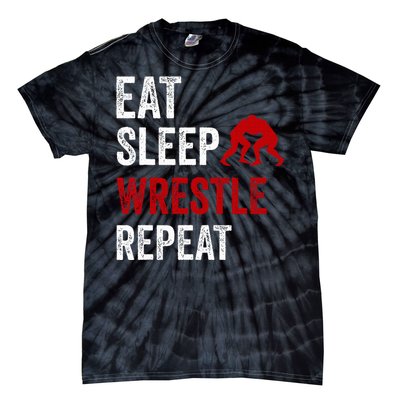 Wrestling Sport Wrestling Lover Tie-Dye T-Shirt