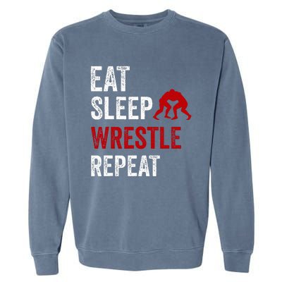 Wrestling Sport Wrestling Lover Garment-Dyed Sweatshirt