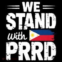 We Stand with PRRD - Support Our Filipino Hero Drawstring Bag