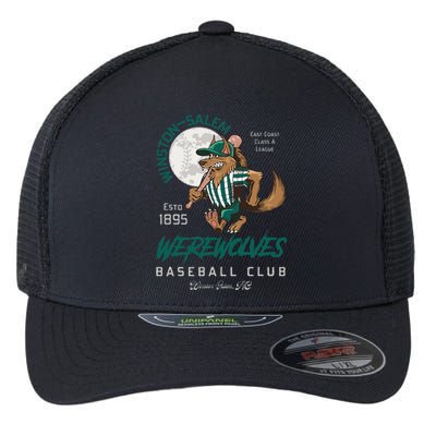 Winston Salem Werewolves Retro Minor League Baseball Team Flexfit Unipanel Trucker Cap