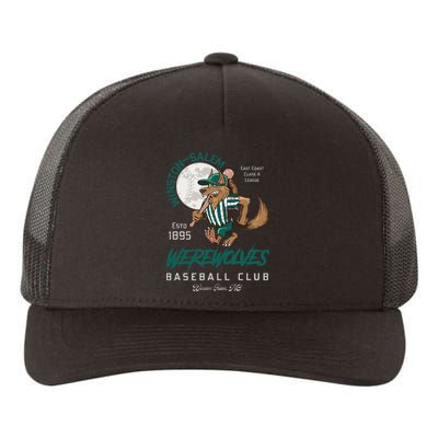 Winston Salem Werewolves Retro Minor League Baseball Team Yupoong Adult 5-Panel Trucker Hat