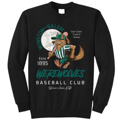 Winston Salem Werewolves Retro Minor League Baseball Team Sweatshirt