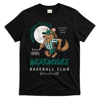 Winston Salem Werewolves Retro Minor League Baseball Team T-Shirt