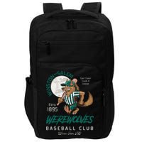 Winston Salem Werewolves Retro Minor League Baseball Team Impact Tech Backpack