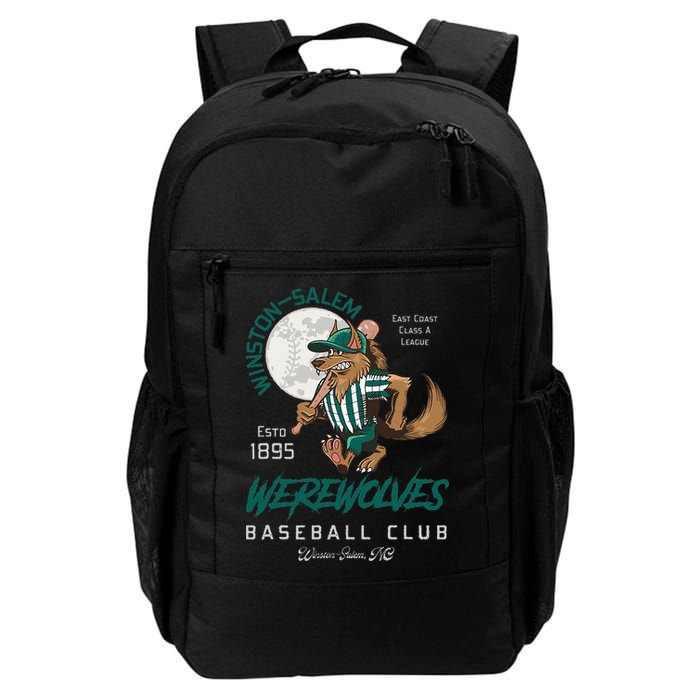 Winston Salem Werewolves Retro Minor League Baseball Team Backpack