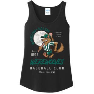 Winston Salem Werewolves Retro Minor League Baseball Team Ladies Essential Tank