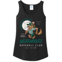 Winston Salem Werewolves Retro Minor League Baseball Team Ladies Essential Tank