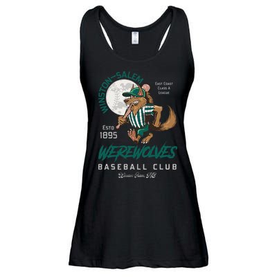 Winston Salem Werewolves Retro Minor League Baseball Team Ladies Essential Flowy Tank