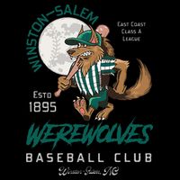 Winston Salem Werewolves Retro Minor League Baseball Team 16 in Basic Backpack