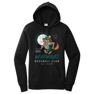 Winston Salem Werewolves Retro Minor League Baseball Team Women's Pullover Hoodie