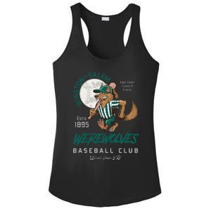 Winston Salem Werewolves Retro Minor League Baseball Team Ladies PosiCharge Competitor Racerback Tank