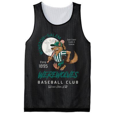 Winston Salem Werewolves Retro Minor League Baseball Team Mesh Reversible Basketball Jersey Tank