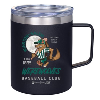 Winston Salem Werewolves Retro Minor League Baseball Team 12oz Stainless Steel Coffee Mug