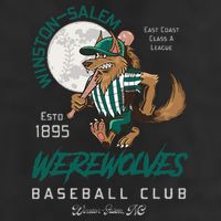 Winston Salem Werewolves Retro Minor League Baseball Team 25L Jumbo Tote