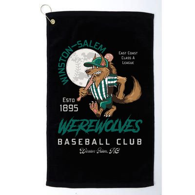Winston Salem Werewolves Retro Minor League Baseball Team Golf Towel