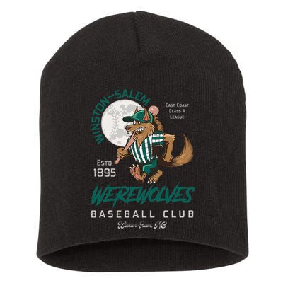 Winston Salem Werewolves Retro Minor League Baseball Team Short Acrylic Beanie