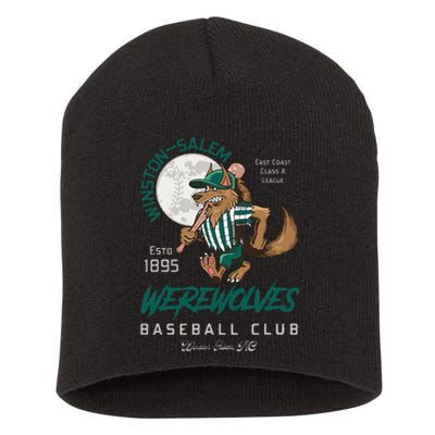 Winston Salem Werewolves Retro Minor League Baseball Team Short Acrylic Beanie