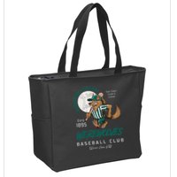 Winston Salem Werewolves Retro Minor League Baseball Team Zip Tote Bag