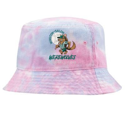 Winston Salem Werewolves Retro Minor League Baseball Team Tie-Dyed Bucket Hat