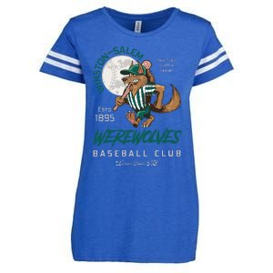 Winston Salem Werewolves Retro Minor League Baseball Team Enza Ladies Jersey Football T-Shirt