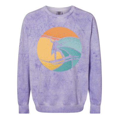 Water Ski Water Sport Waterskiing Water Skiing Great Gift Colorblast Crewneck Sweatshirt