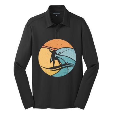 Water Ski Water Sport Waterskiing Water Skiing Great Gift Silk Touch Performance Long Sleeve Polo