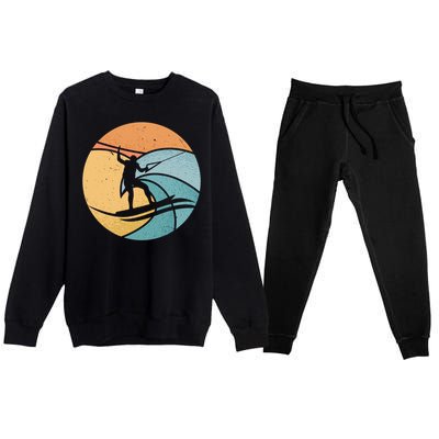 Water Ski Water Sport Waterskiing Water Skiing Great Gift Premium Crewneck Sweatsuit Set