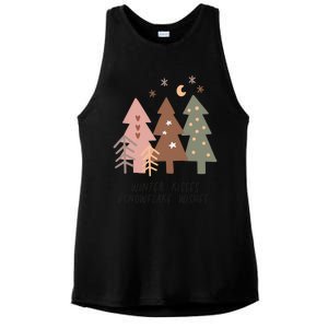 Winter Snowflake Wishes Boho Christmas Product Great Gift Ladies PosiCharge Tri-Blend Wicking Tank