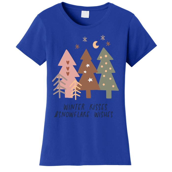 Winter Snowflake Wishes Boho Christmas Product Great Gift Women's T-Shirt